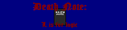 Death Note: L Is For Logic